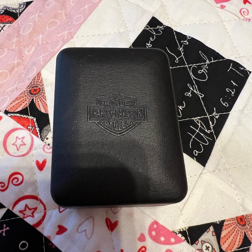 Harley-Davidson® Women's Marcasite & Black Bling Skull Necklace in MOD Box 💎 - Picture 13 of 13